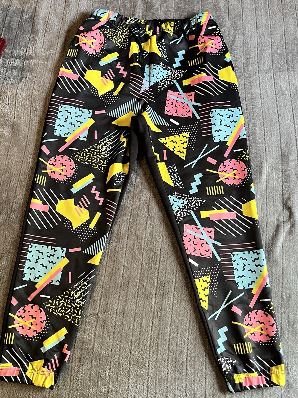 80s 90s Drawstring Sweat Pants for Men Retro Jogger Large Costume